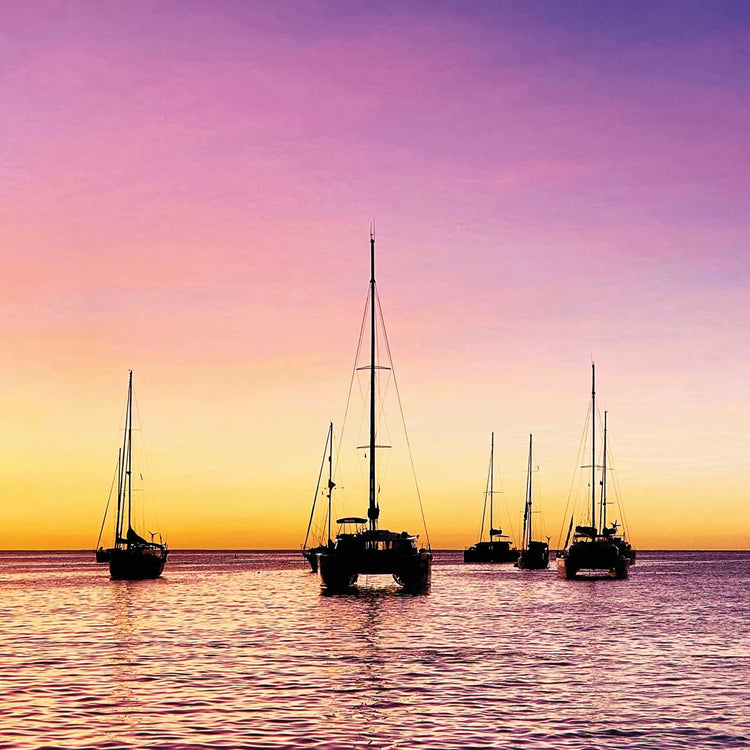 Twilight Magic on the Water 30x30