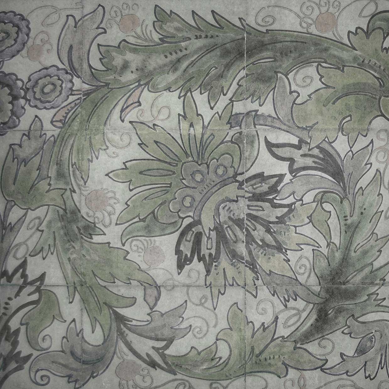 Sevilla Olive Tile 1 24x24