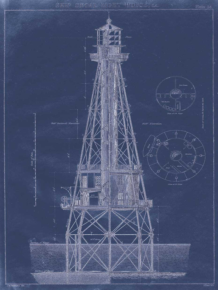 Faro de Ship Shoal Lienzo