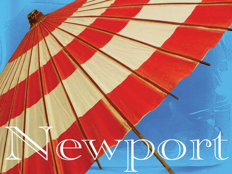 Parasol Red and Sky Newport