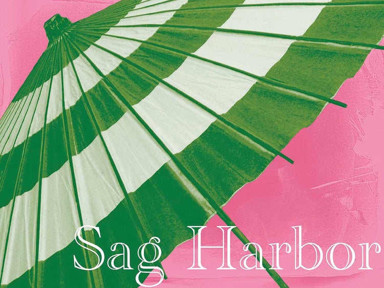 Parasol Green y Peony Sag Harbor Lienzo