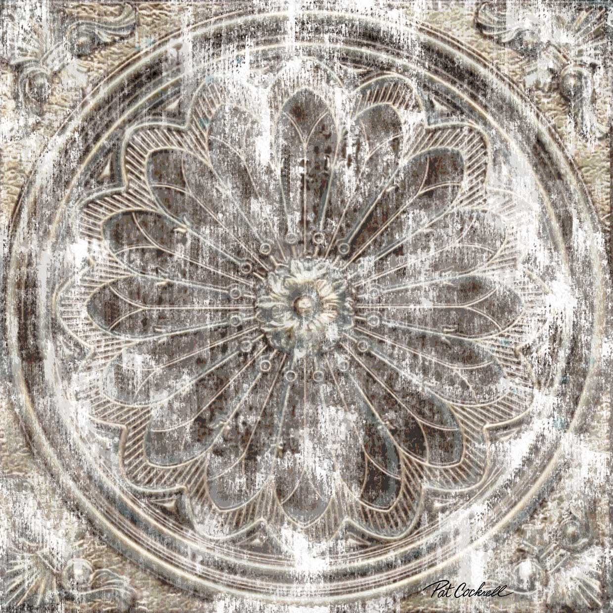 Azulejo circular Lienzo
