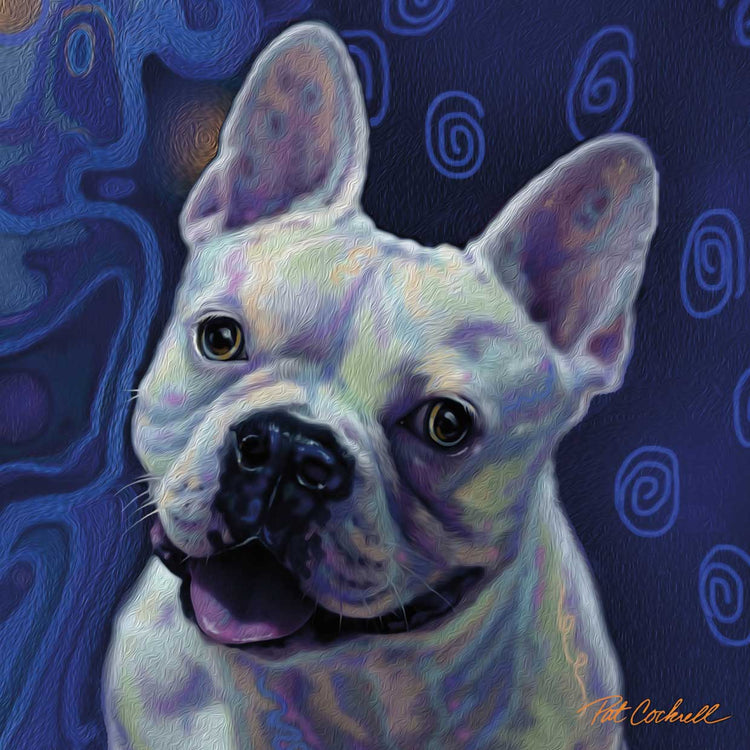 French Bulldog in Blue