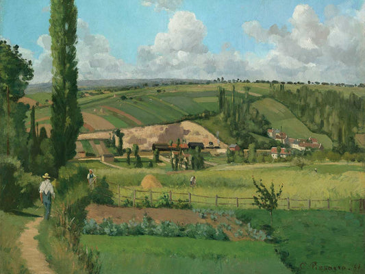 Landscape at Les Patis, Pontoise Canvas Print