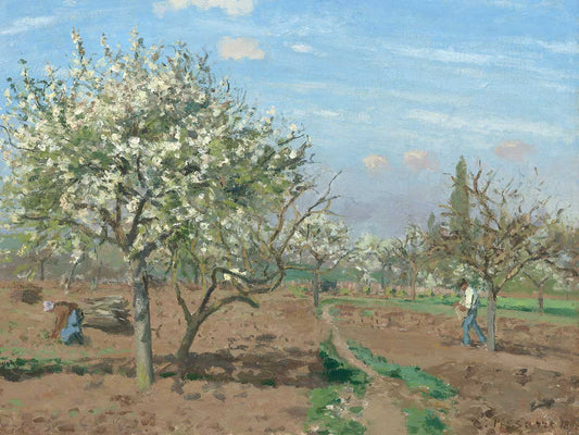 Orchard in Bloom Louveciennes Canvas Print