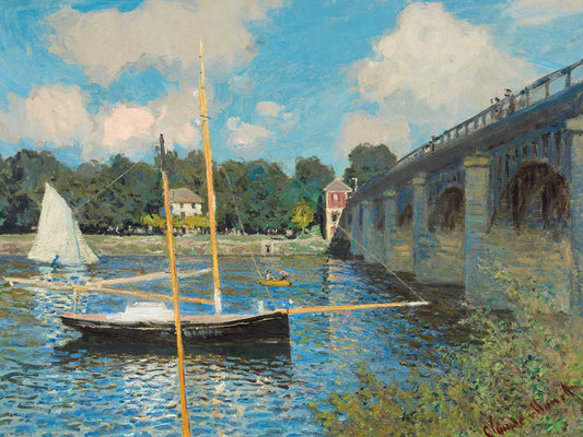 The Bridge at Argenteuil Canvas Print