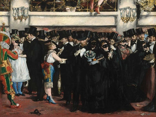 Masked Ball at the Opera Canvas Print