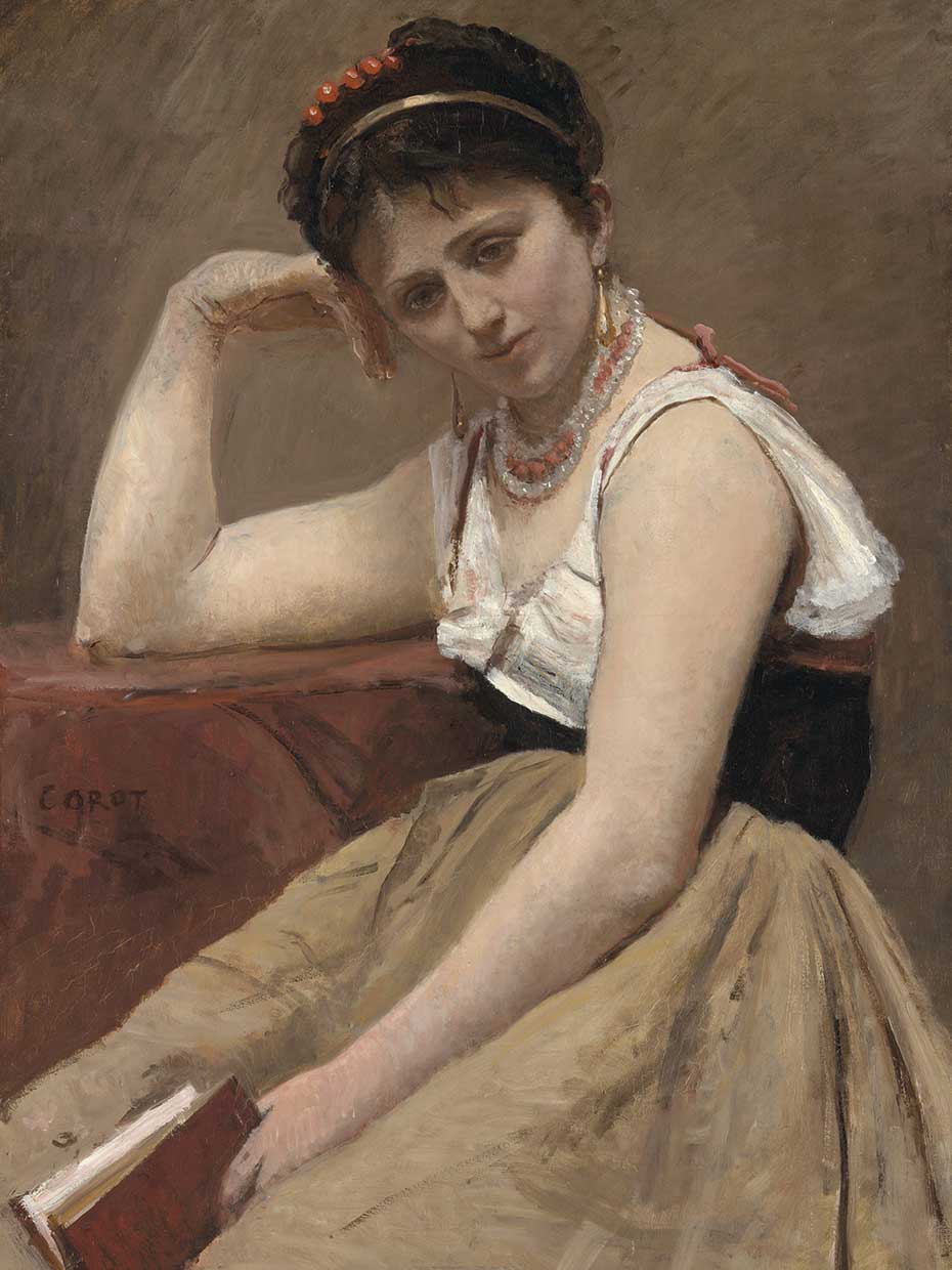Lectura interrumpida Lienzo