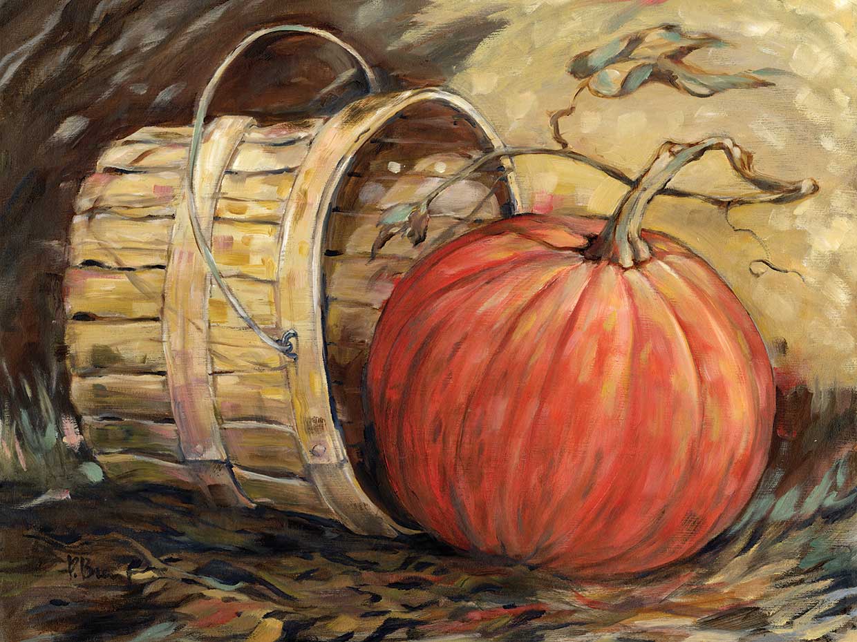 Gleaning Autumn – Pumpkin and Basket