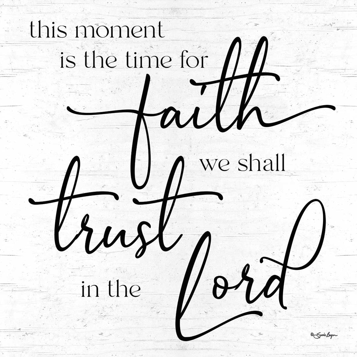 Time for Faith