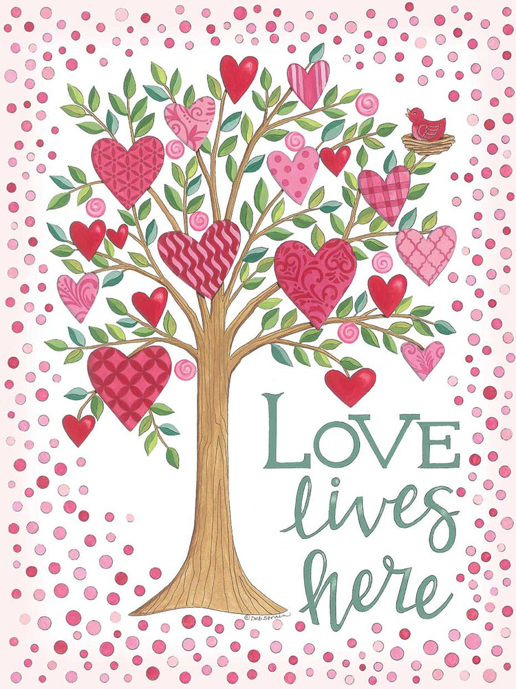Árbol de amor Lienzo