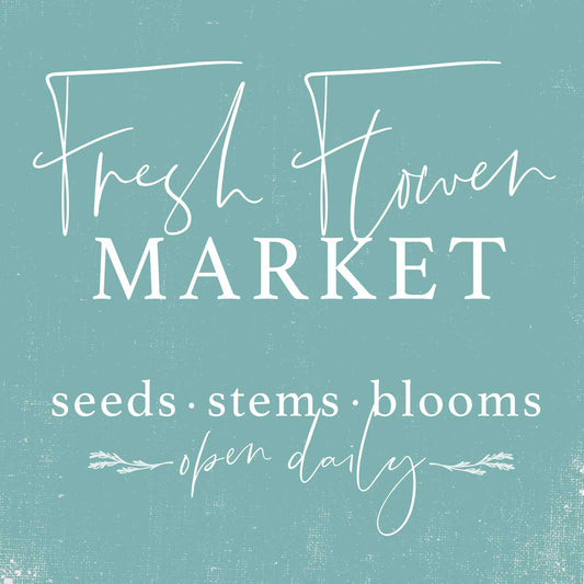 Fresh Flower Market Canvas Print