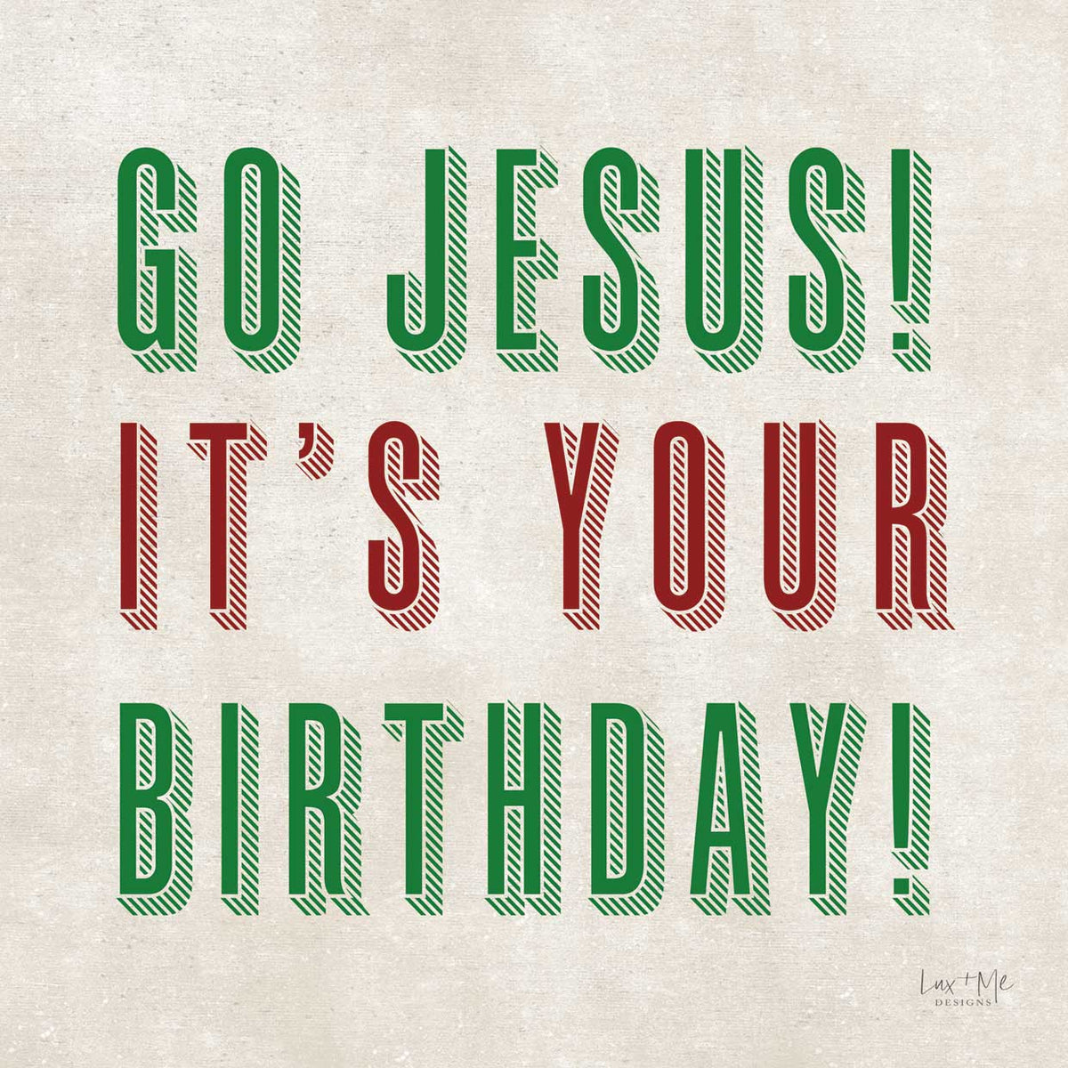 Go Jesus!