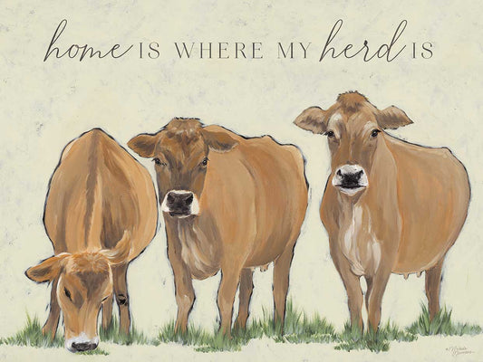 Home is Where my Herd Is Canvas Print