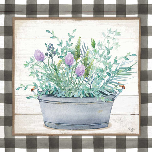 Potted Herbs I Canvas Print