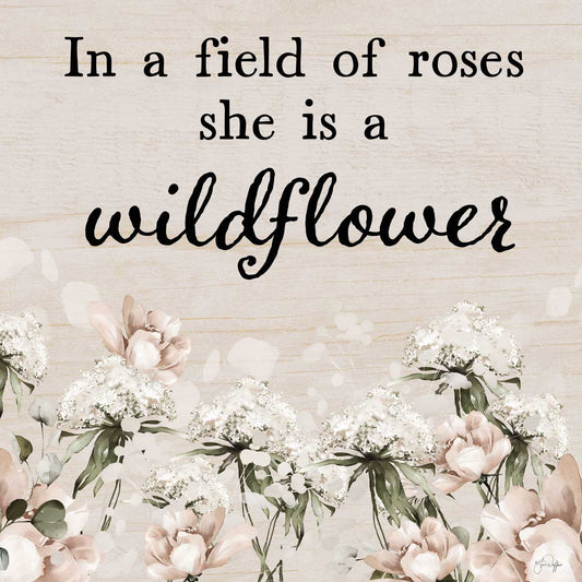 She is a Wildflower Canvas Print