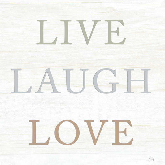 Live, Laugh, Love Canvas Print