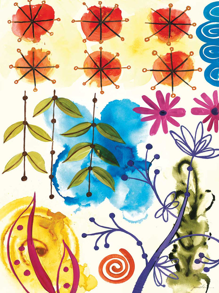 WATERCOLOR FLOWER POWER II