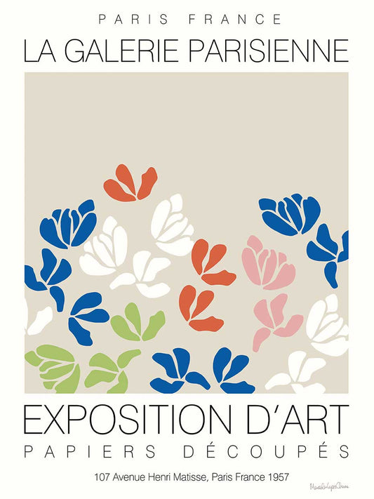 Fleurs de Matisse III Canvas Print