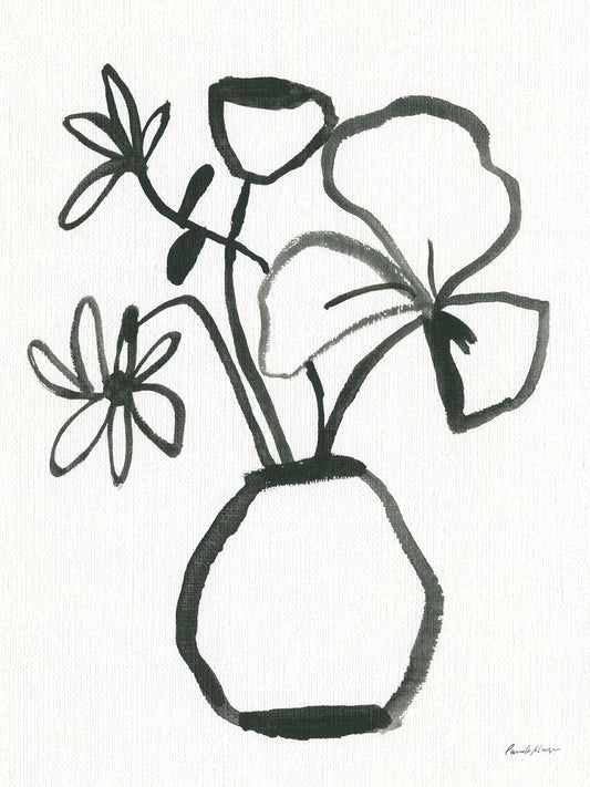 Floral Sketch II Canvas Print
