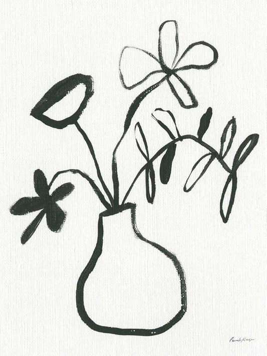 Floral Sketch I Canvas Print