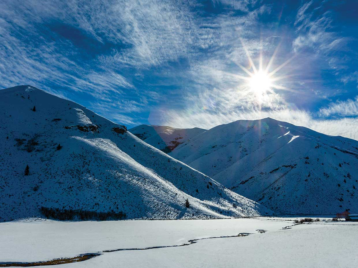 Sun and Mountains