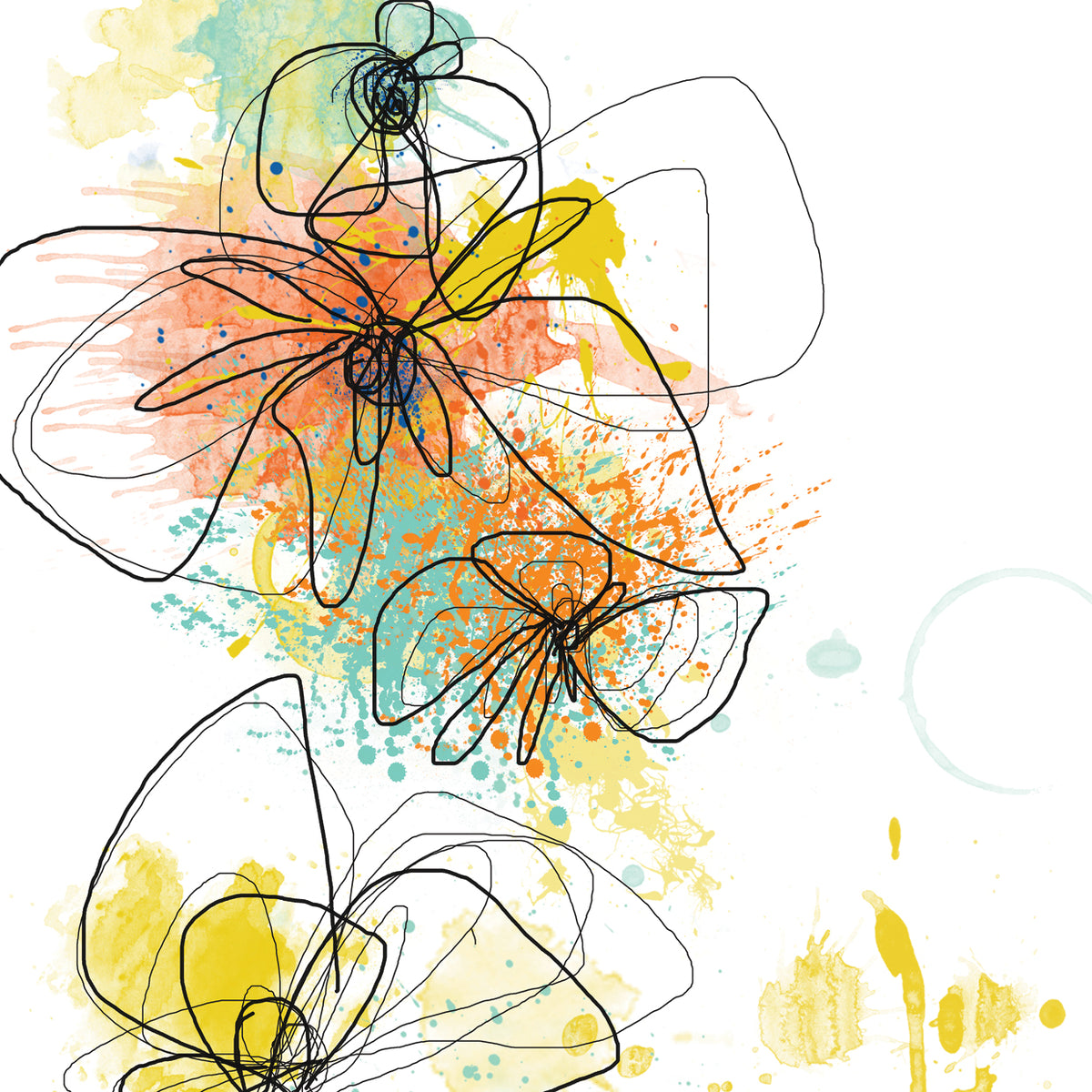 Falling Flowers