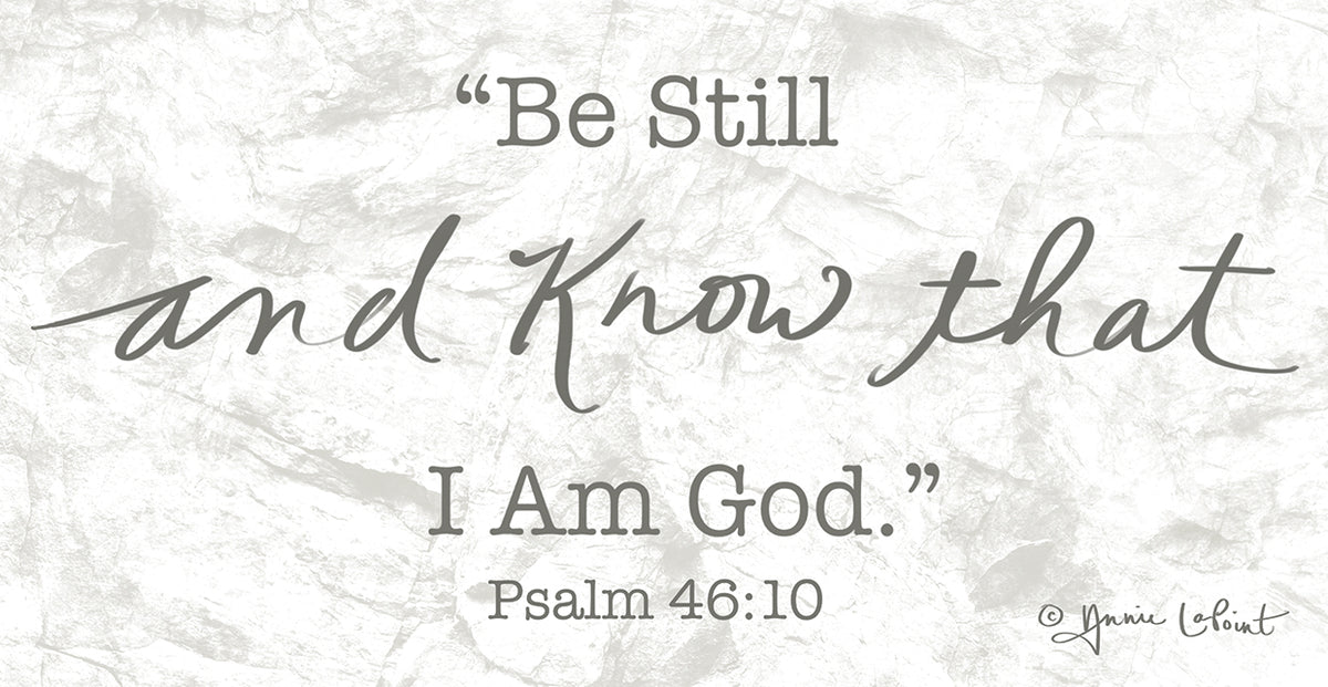 Be Still