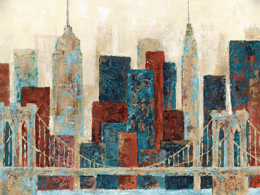Impression City II Canvas Print
