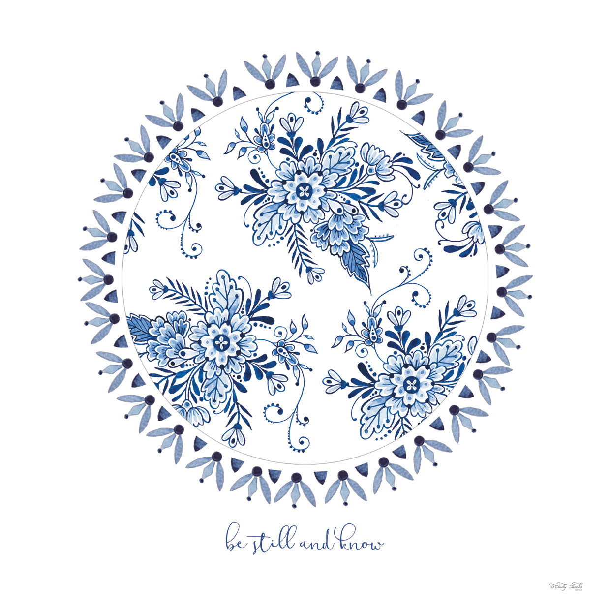 Chinoiserie Be Still and Know