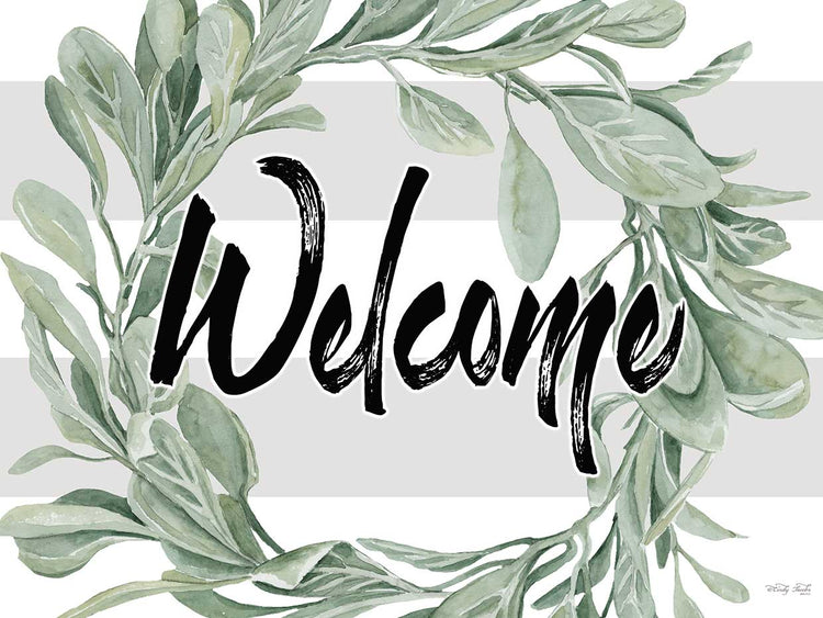 Welcome Leaves Wreath