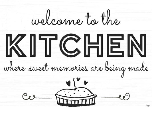Welcome to the Kitchen Canvas Print
