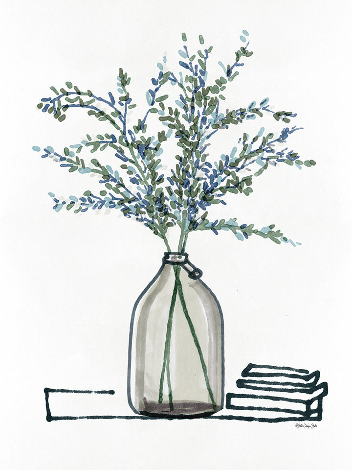 Country Basket of Blooms I by Stellar Design Studio