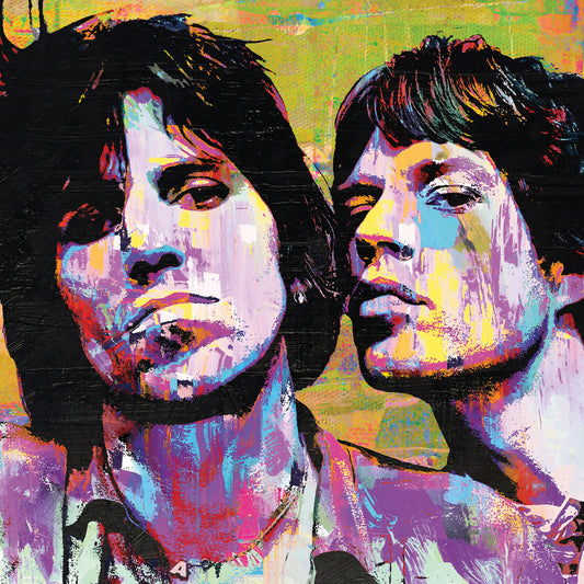 Mick and Keith Canvas Print