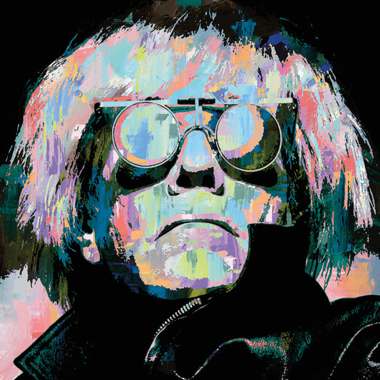 Warhol Painted-Wig Canvas Print