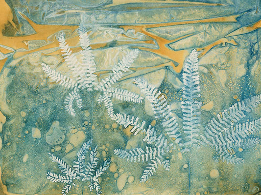Floating Ferns Canvas Print