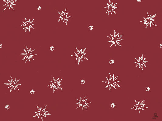 Christmas Season Pattern VIIC Canvas Print