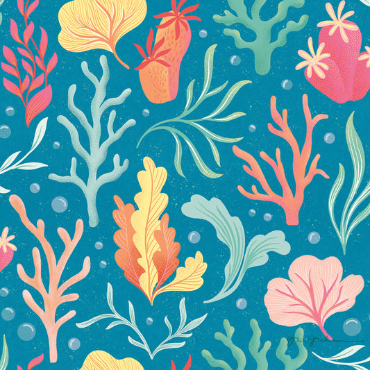 Under the Sea Pattern IB Canvas Print