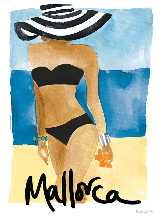 Mallorca Girl Canvas Print