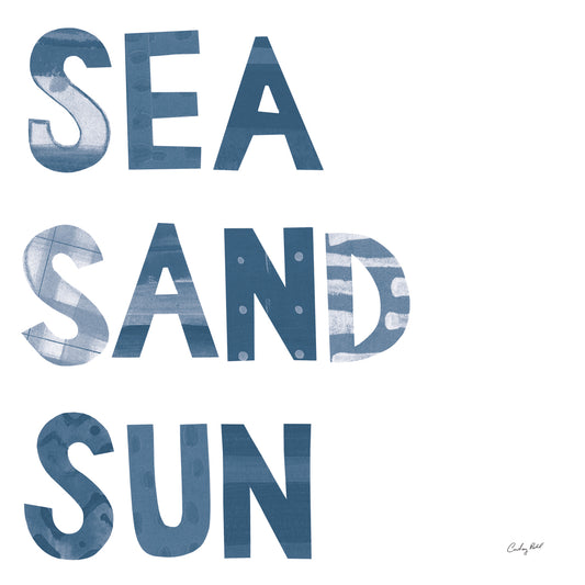 Sea Sand Sun IV Canvas Print
