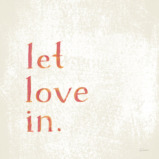 Let Love In Canvas Print