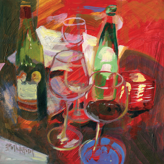 Vin Rouge: Red Wine Canvas Print