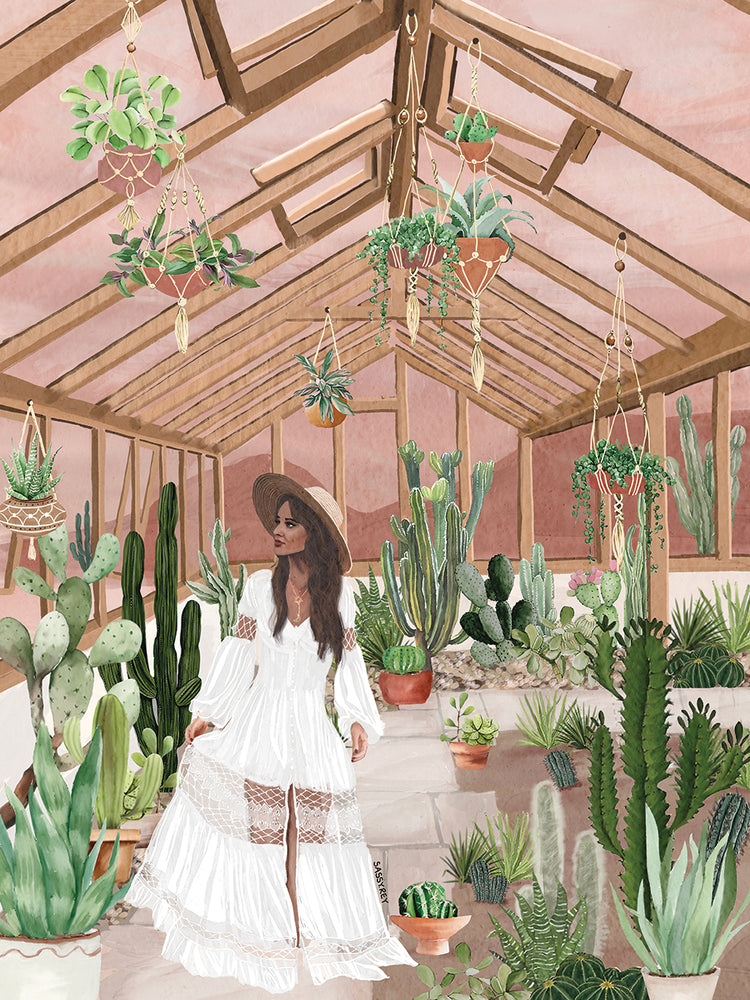 Cactus greenhouse