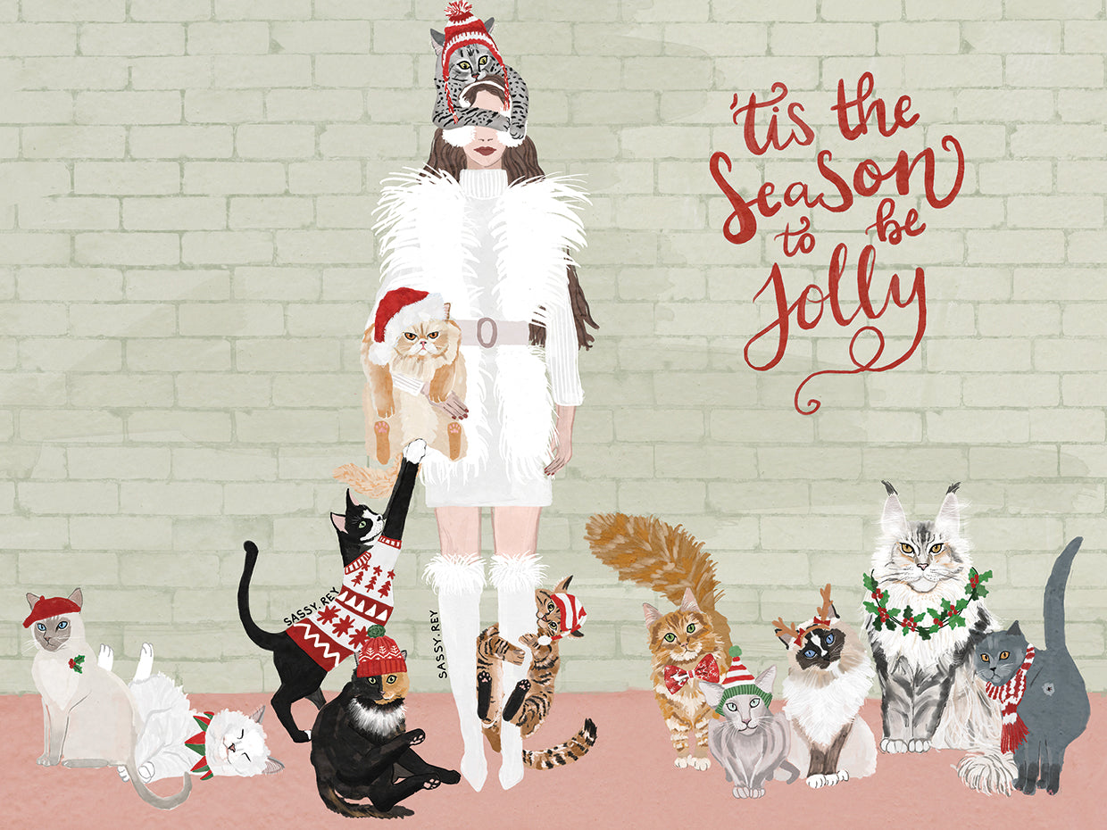 Cat Walker Christmas version