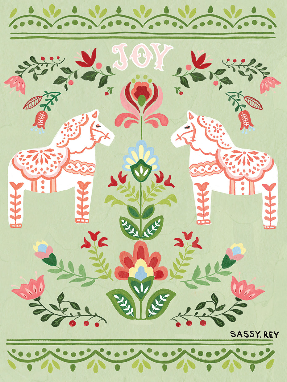 Dala Horse Christmas