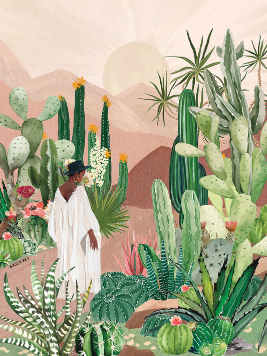 Dream cactus garden