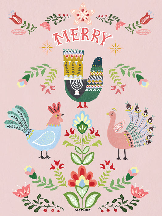 French hens Christmas