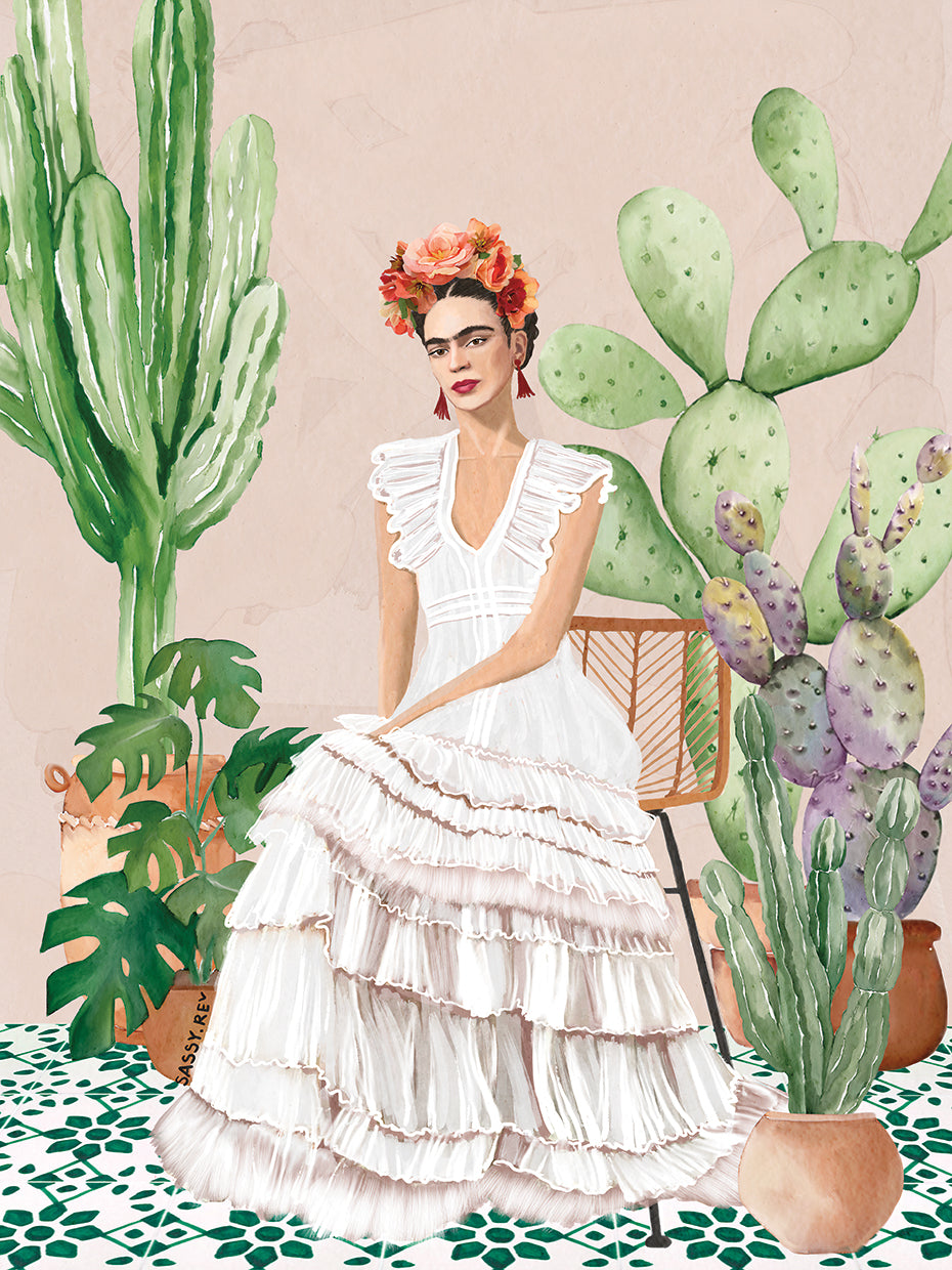 Frida's cactus garden