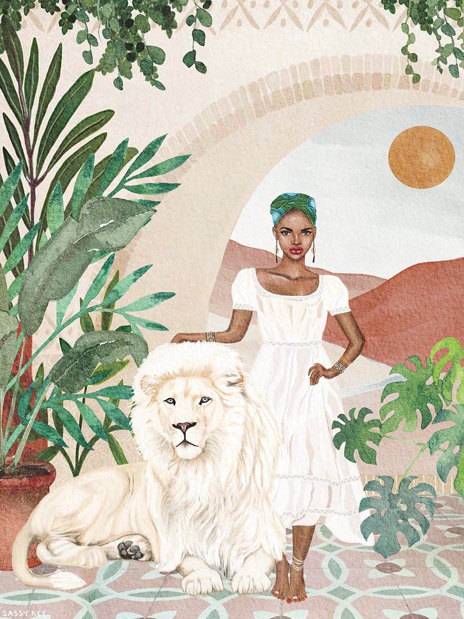 White lion