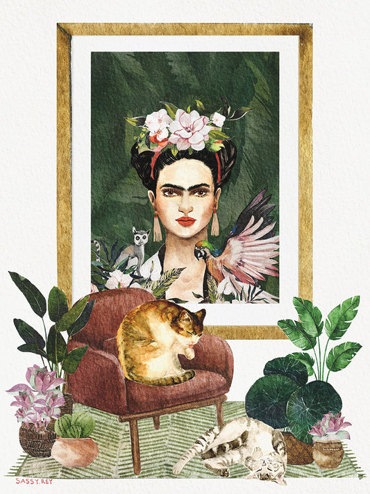 Lounging with Frida
